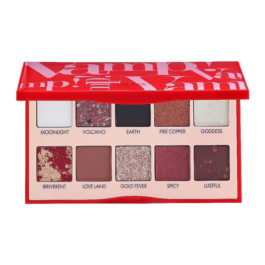 Pupa Milano Vamp! Scented Eye Shadow Palette, 001, Sensual Red Warm Shade - Front View