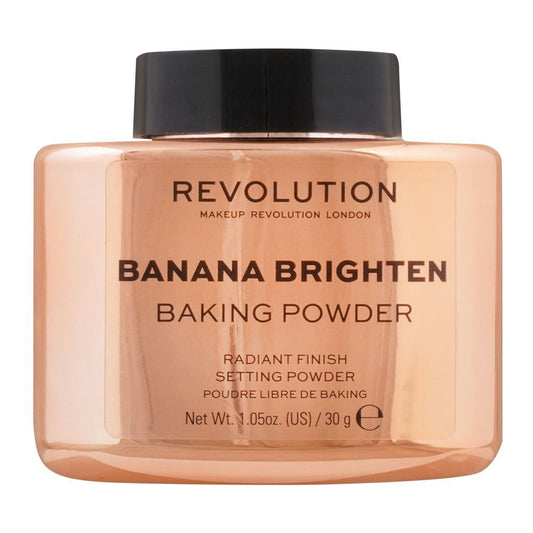 Makeup Revolution Banana Brighten Baking Powder - Front View