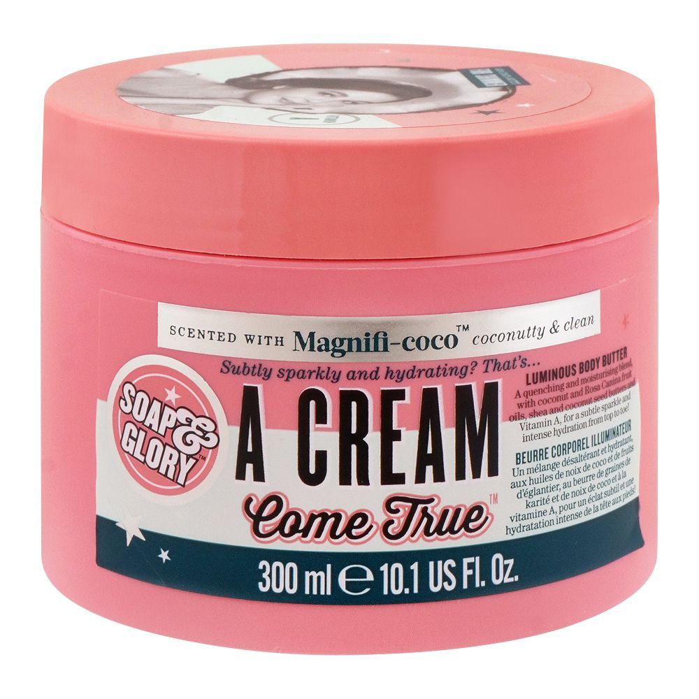 Soap & Glory A Cream Come True, 300ml -  Front View