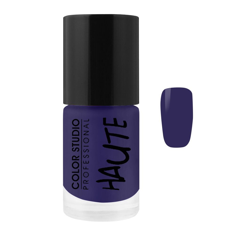Color Studio Haute Color Nail Polish, 6ml, Denim - Front View