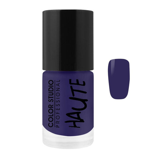 Color Studio Haute Color Nail Polish, 6ml, Denim - Front View