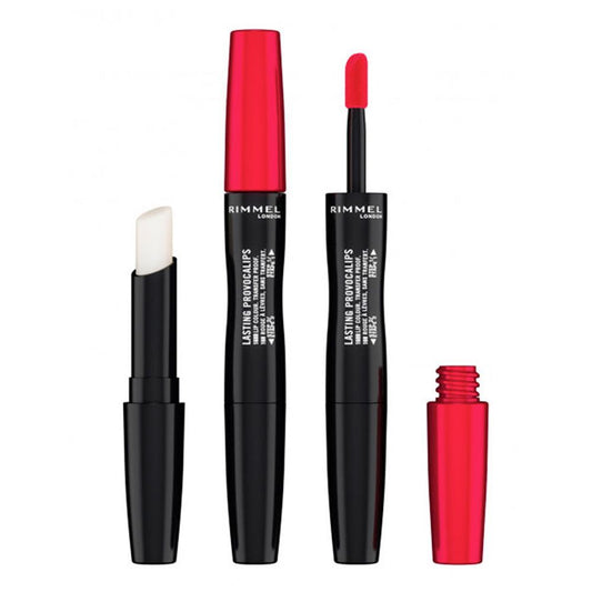 Rimmel Lasting Provocalips 18H Lip Colour, 500, Kiss The Town Red - Front View