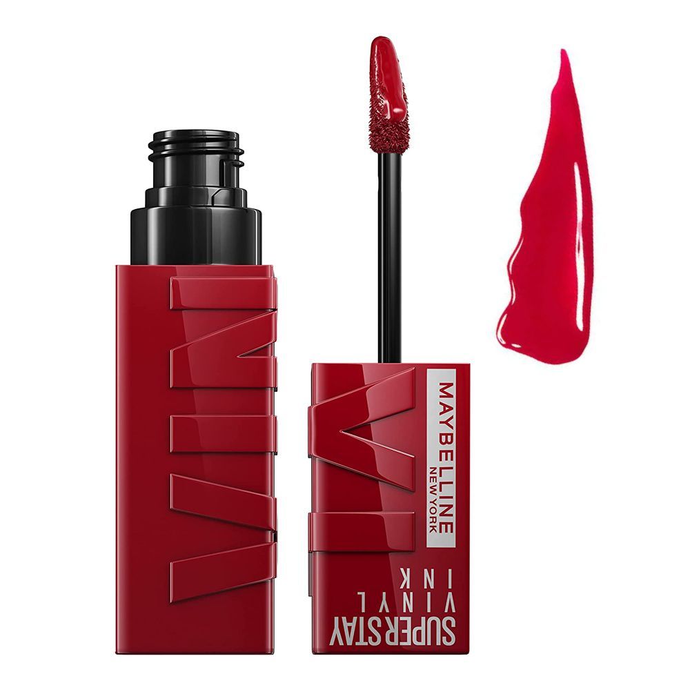 Maybelline New York Superstay Vinyl Ink Longwear Liquid Lipstick, 10, Lippy - Front View