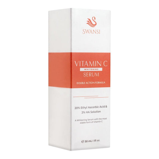 Swansi 20% Ethyl Ascorbic Acid & 2% HA Solution Vitamin C Whitening Serum, 30ml - Front View