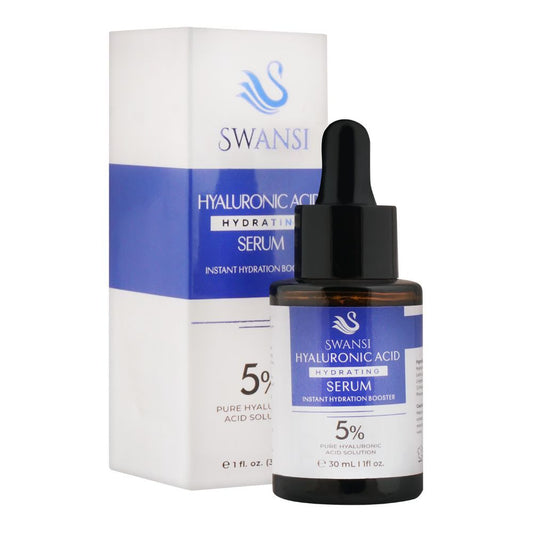 Swansi 5% Pure Hyaluronic Acid Hydrating Serum, 30ml - Front View