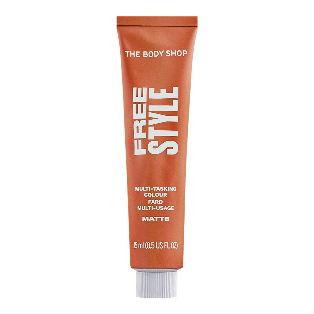 The Body Shop Free Style Shimmer Multi-Tasking Color Lips, Rebel, 15ml - Front View