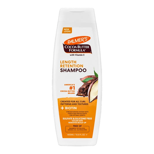 Palmer's Cocoa Butter Formula Length Retention Shampoo, For Optimal Length, 400ml - Front View