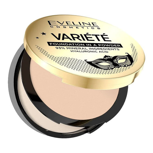 Eveline Variete Foundation In A Powder, 01 Light, 8g - Front View