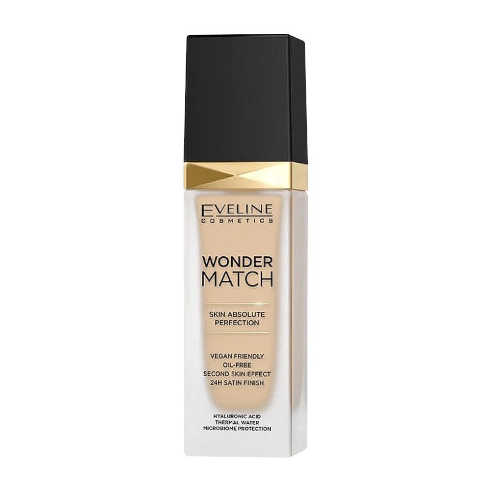 Eveline Wonder Match Skin Absolute Perfection Foundation, 11 Almond, 30ml - Front View