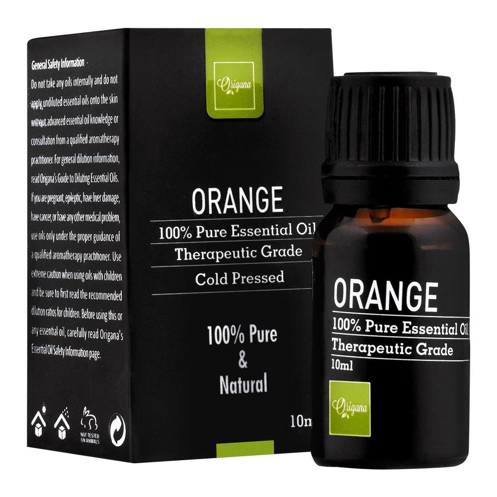 Origana Essential Oil Orange, 100% Pure, 10ml - Front View