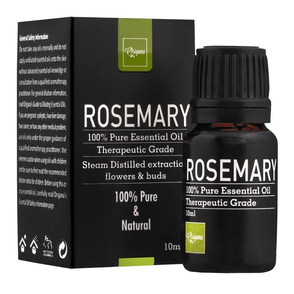 Origana Essential Oil Rosemary, 100% Pure, 10ml - Front View