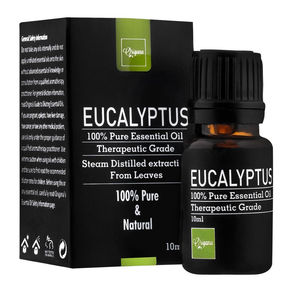 Origana Essential Oil Eucalyptus, 100% Pure, 10ml - Front View