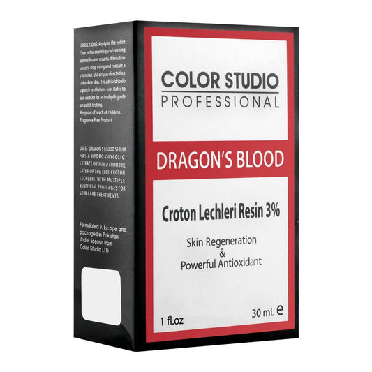 Color Studio Dragon's Blood Croton Lechleri Resin 3% Serum, 30ml - Front View