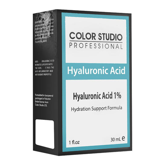 Color Studio Hyaluronic Acid 1% Serum, Hydrating Support Formula, 30ml - Front View