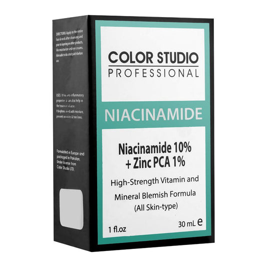 Color Studio Niacinamide 10% + Zinc PCA 1% Serum, All Skin Types, 30ml - Front View