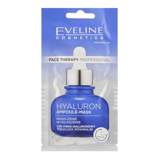 Eveline Face Therapy Professional Hyaluron Ampoule Mask, 8ml - Front View
