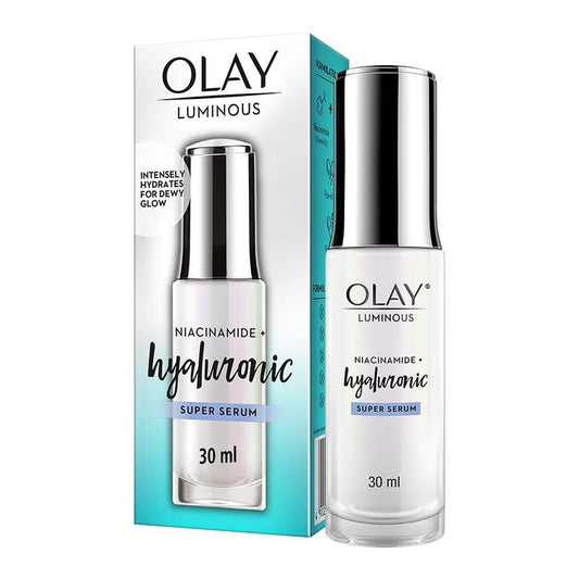 Olay Luminous Niacinamide + Hyaluronic Super Serum, 30ml - Front View