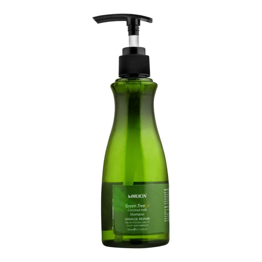 Muicin Green Tree Oil Coconut Milk Damage Repair Shampoo, Fight Hair Damage, 300ml - Front View