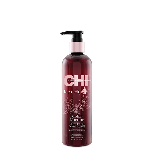 CHI Rosehip Oil Protecting Conditioner, Sulfate & Paraben Free, For Color-Treated Hair, 340ml - Front View