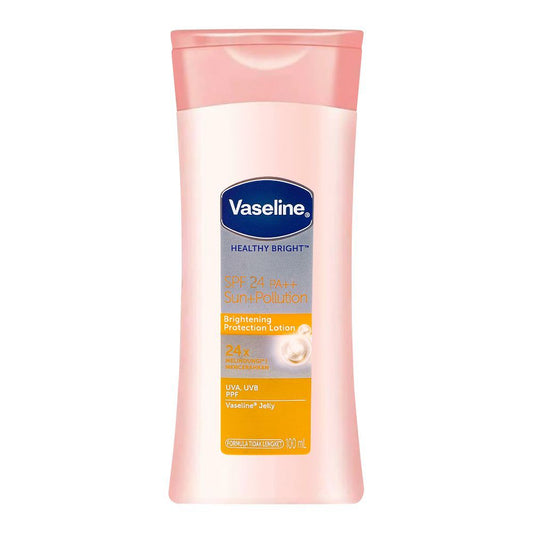 Vaseline Healthy Bright SPF 24 Sun+ Pollution Brightening Protection Lotion, 100ml -  Front View