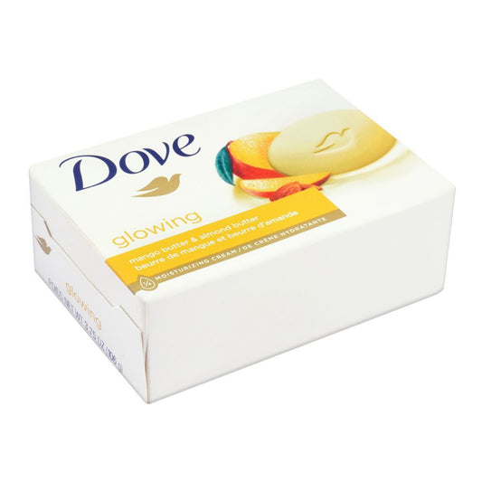 Dove Soap Glowing Mango Butter & Almond Butter, 106g - Front View