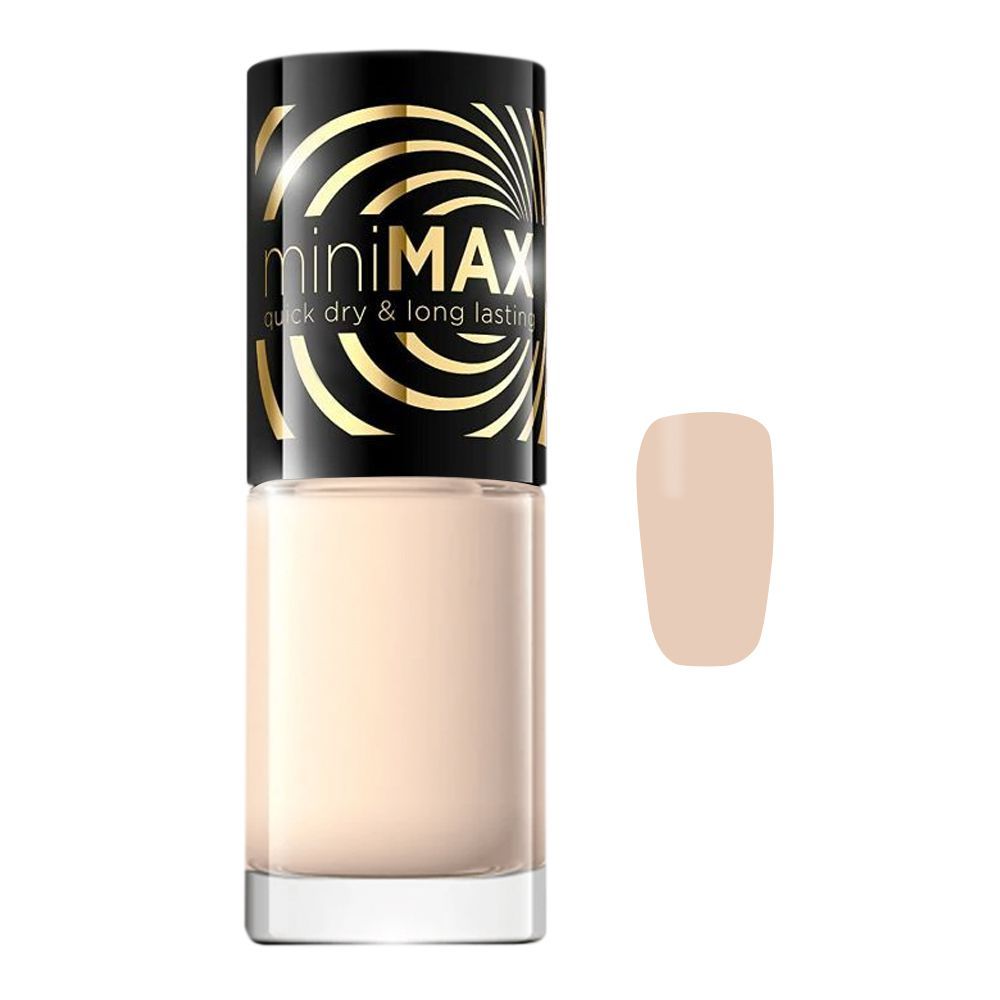Eveline Mini Max Quick Dry & Long Lasting Nail Polish, 5ml, 927 - Front View