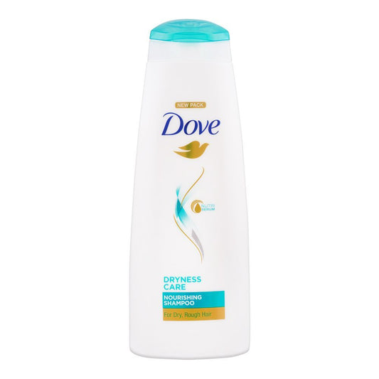 Dove Dryness Care Nourishing Shampoo, For Dry & Rough Hair, 360ml - Front View