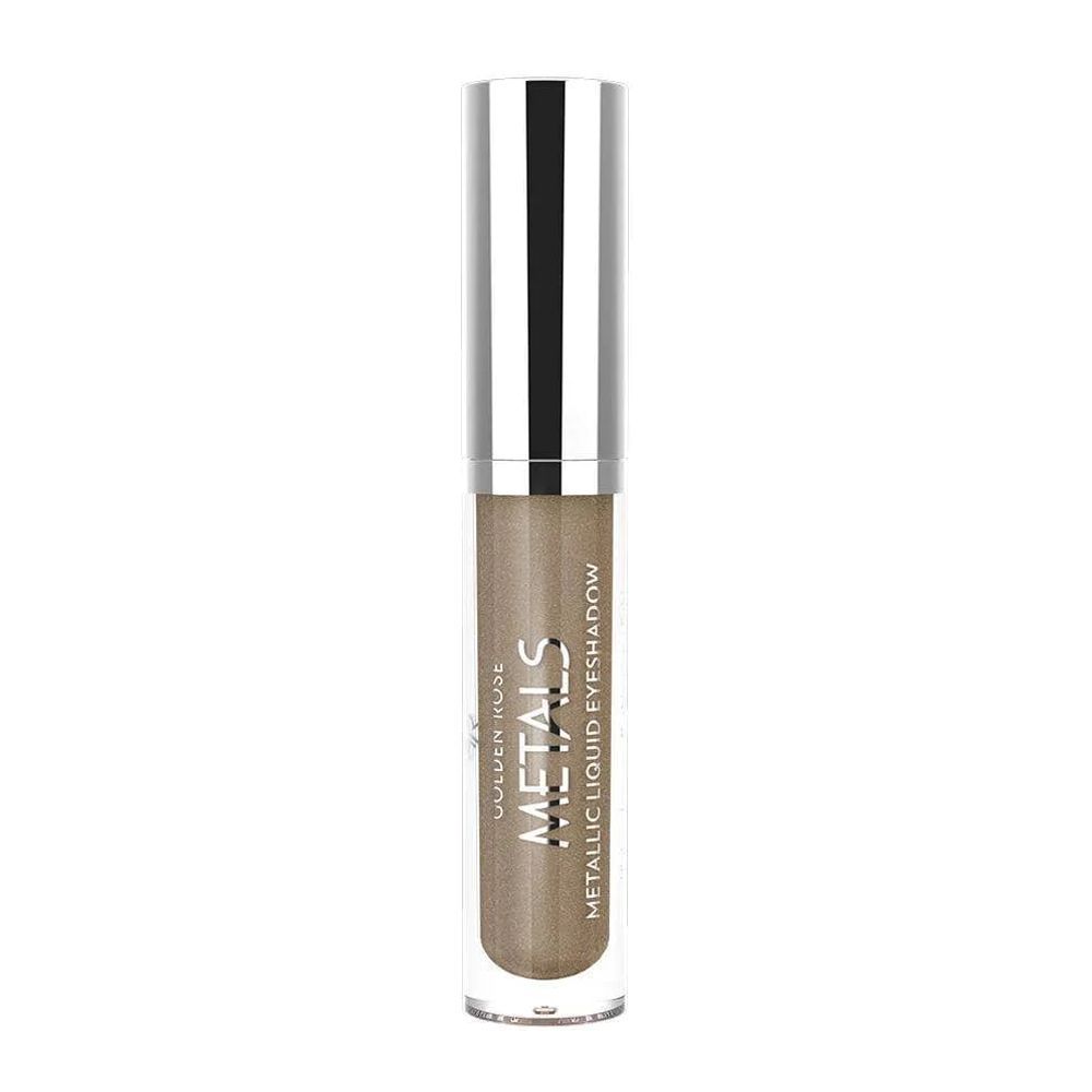 Golden Rose Metals Matte Metallic Liquid Eyeshadow, 107, Mocha - Front View