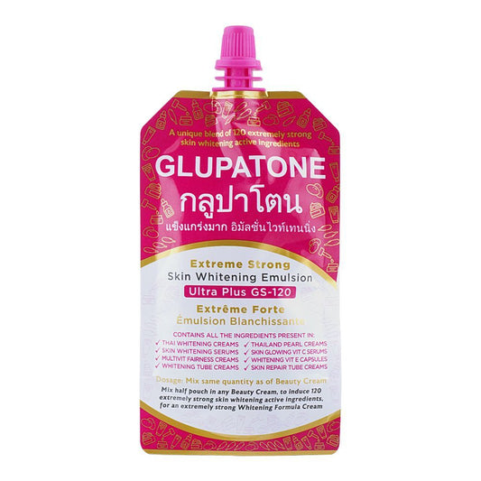 Glupatone Extreme Strong Skin Whitening Emulsion Ultra Plus GS-120, 50g - Front View