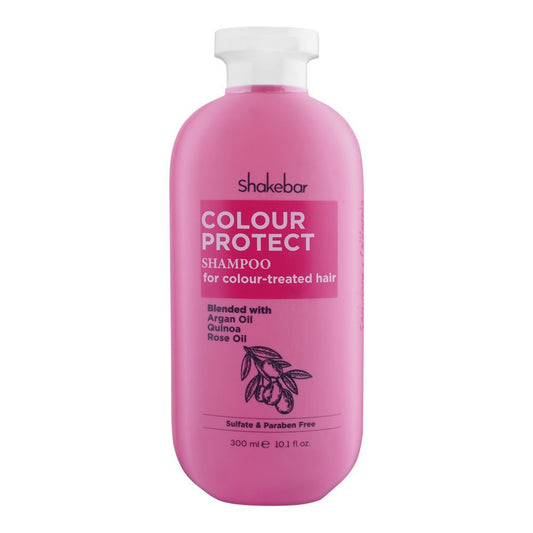 Shakebar Colour Protect Sulfate & Paraben Free Shampoo, For Color-Treated Hair, 300ml - Front View
