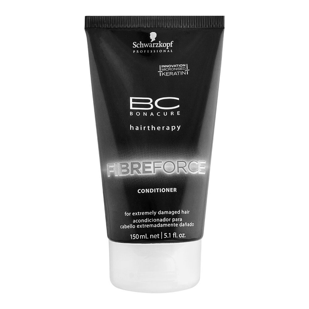 Schwarzkopf BC Bonacure Hair Therapy Fibre Force Conditioner, For Extremely Damaged Hair, 150ml - Front View