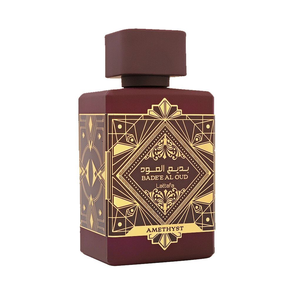 Lattafa Badee Al Oud Amethyst Eau De Parfum, For Men & Women, 100ml - Front View