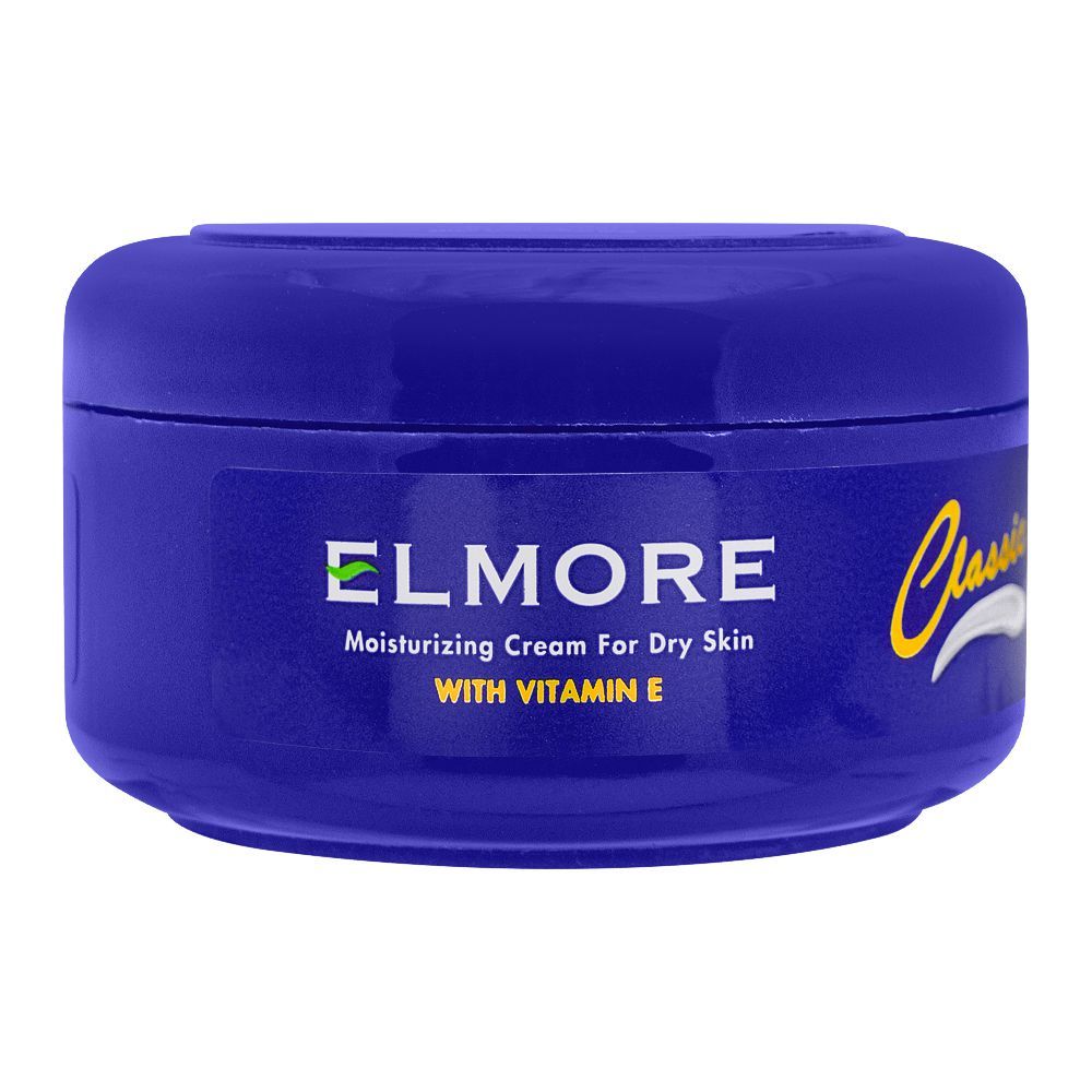Elmore Classic Vitamin E Moisturizing Cream, For Dry Skin, 200ml -  Front View