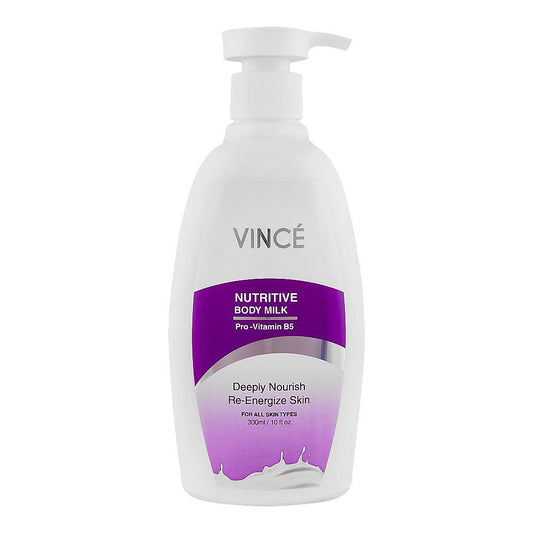 Vince Nutritive Pro Vitamin B5 Body Milk, For All Skin Types, 300ml -  Front View