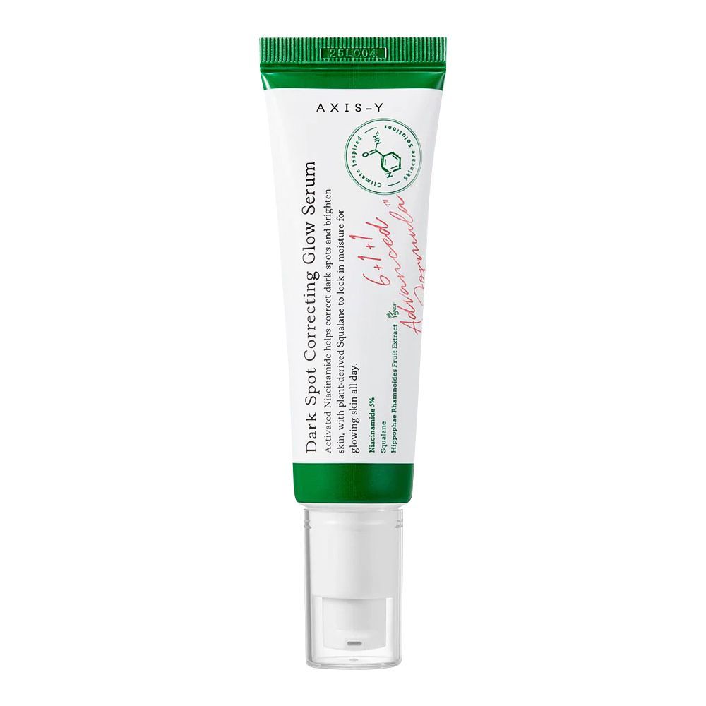 AXIS-Y Niacinamide 5% Dark Spot Correcting Glow Serum, For Glowing Skin All Day, 50ml - Front View