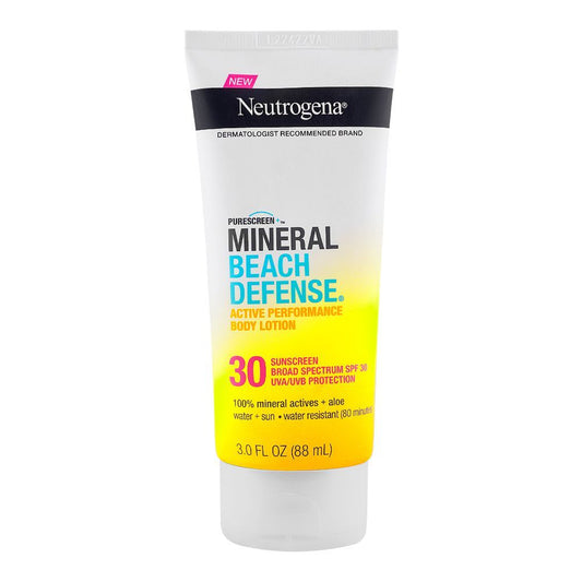 Neutrogena Purescreen Minreal Beach Defense Body Lotion SPF-30, 88ml -  Front View