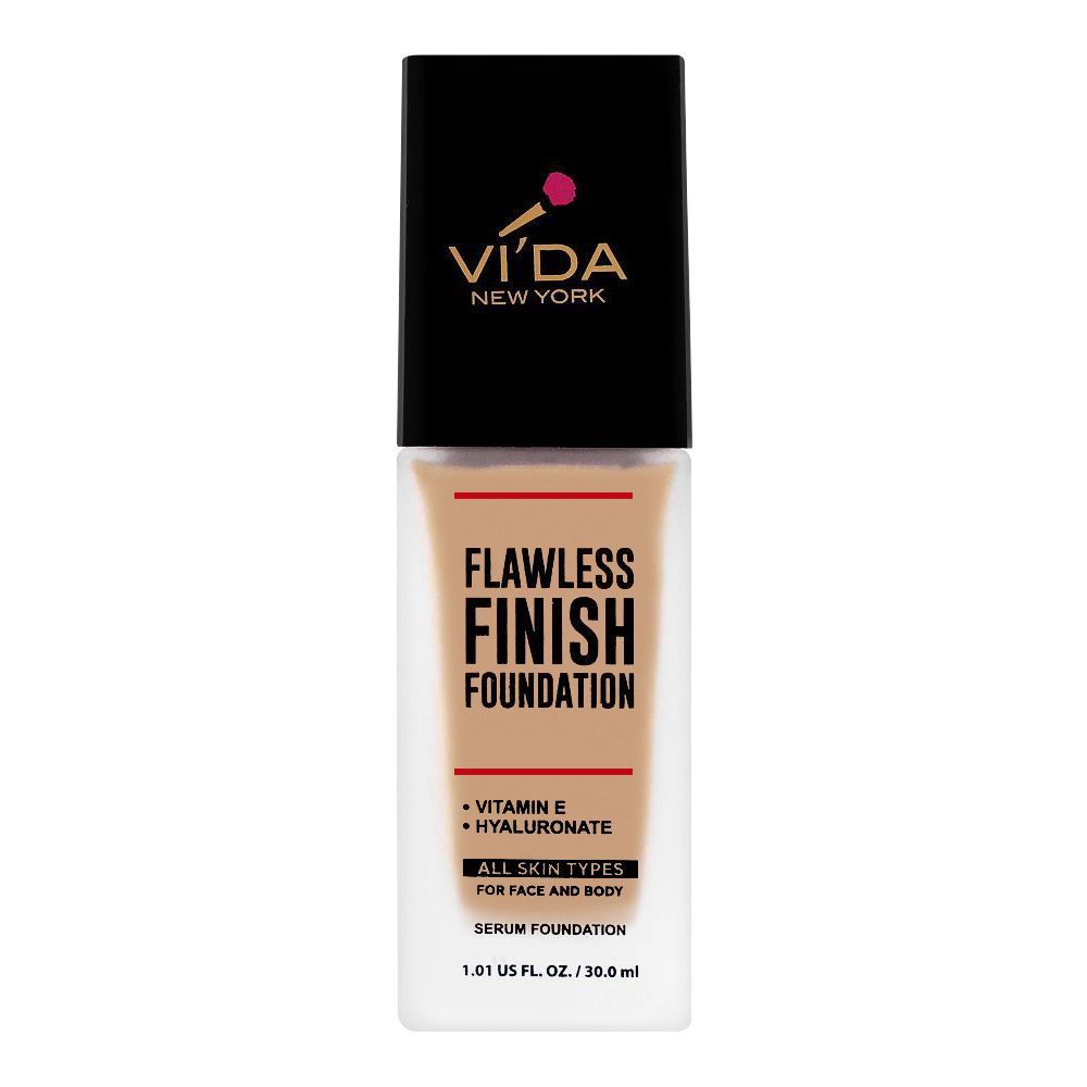 Vi'da New York Flawless Finish Foundation, 195 Sandy - Front View