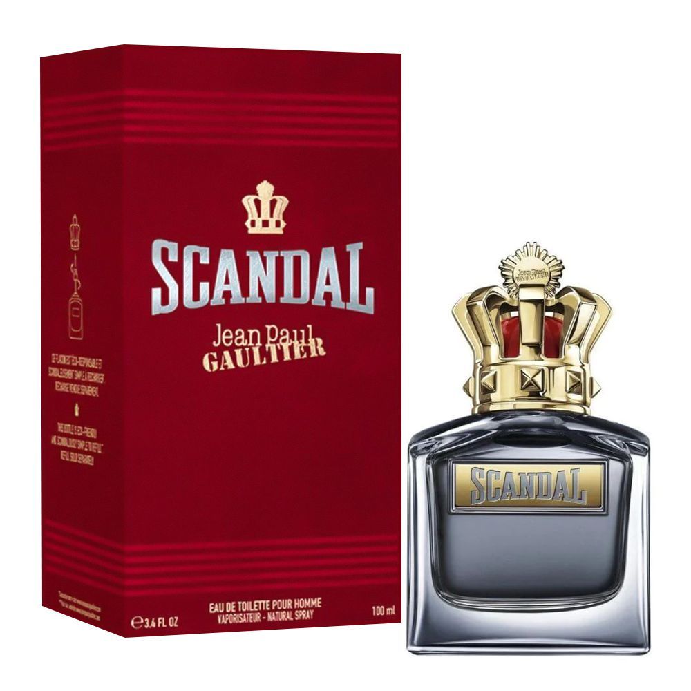 Jean Paul Gaultier Scandal Pour Homme Eau De Toilette, For Men, 100ml - Front View