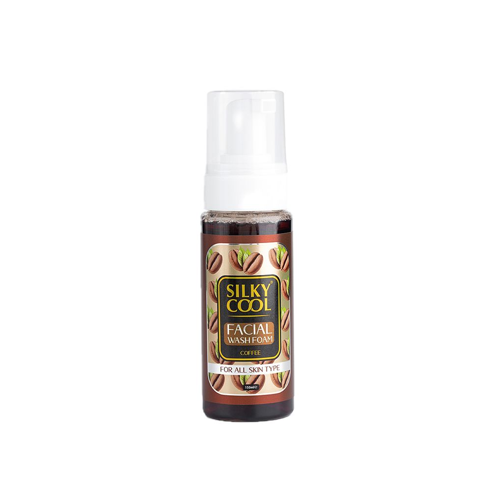 Silky Cool Coffee Facial Wash Foam, For All Skin Types, 150ml - Front View