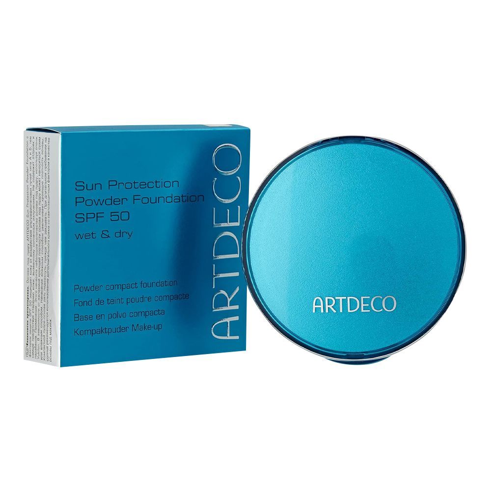 Artdeco Sun Protection Powder Foundation SPF50, 50 Dark Cool Beige - Front View