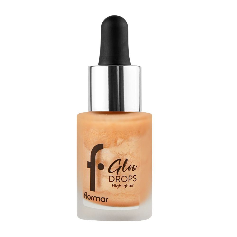 Flormar Moon Glow Drops Highlighter 01, 14ml - Front View