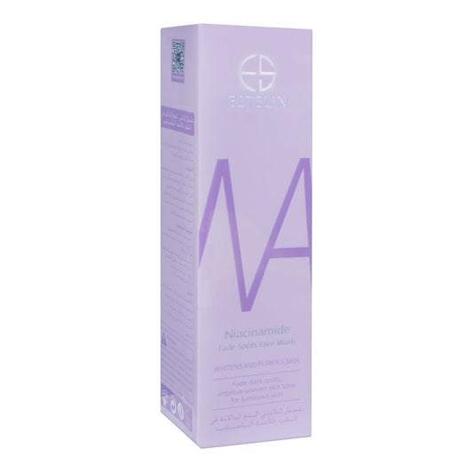 Estelin Niacinamide Fade Spots Face Wash, Whitens & Purifies Skin,100g - Front View
