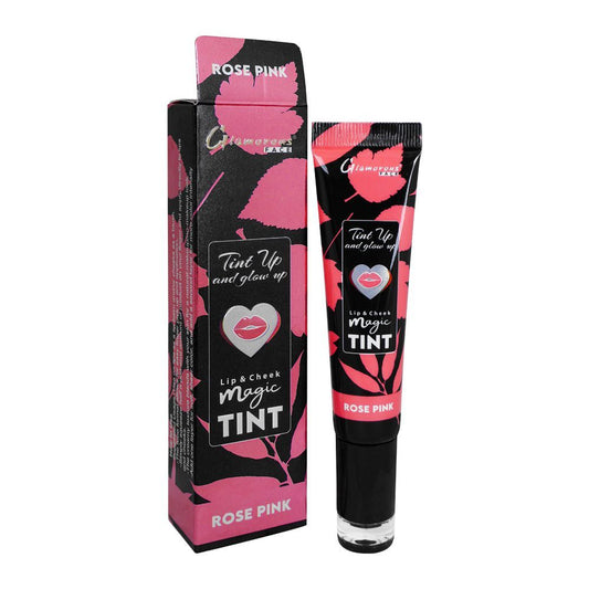 Glamorous Face Tint Up And Glow Up Rose Pin Lip & Cheek Magic Tint, GF8080, 30ml - Front View