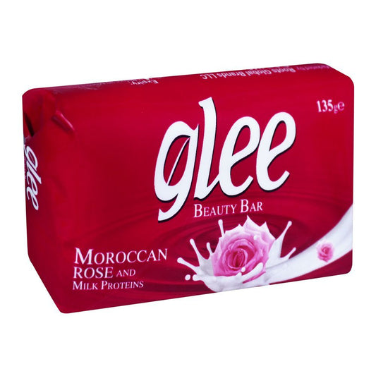 Glee Moroccan Rose And Milk Proteins Beauty Soap, 135g - Front View