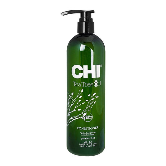 CHI Tea Tree Oil 92% Natural Paraben Free Conditioner, Paraben-Free, 739ml - Front View