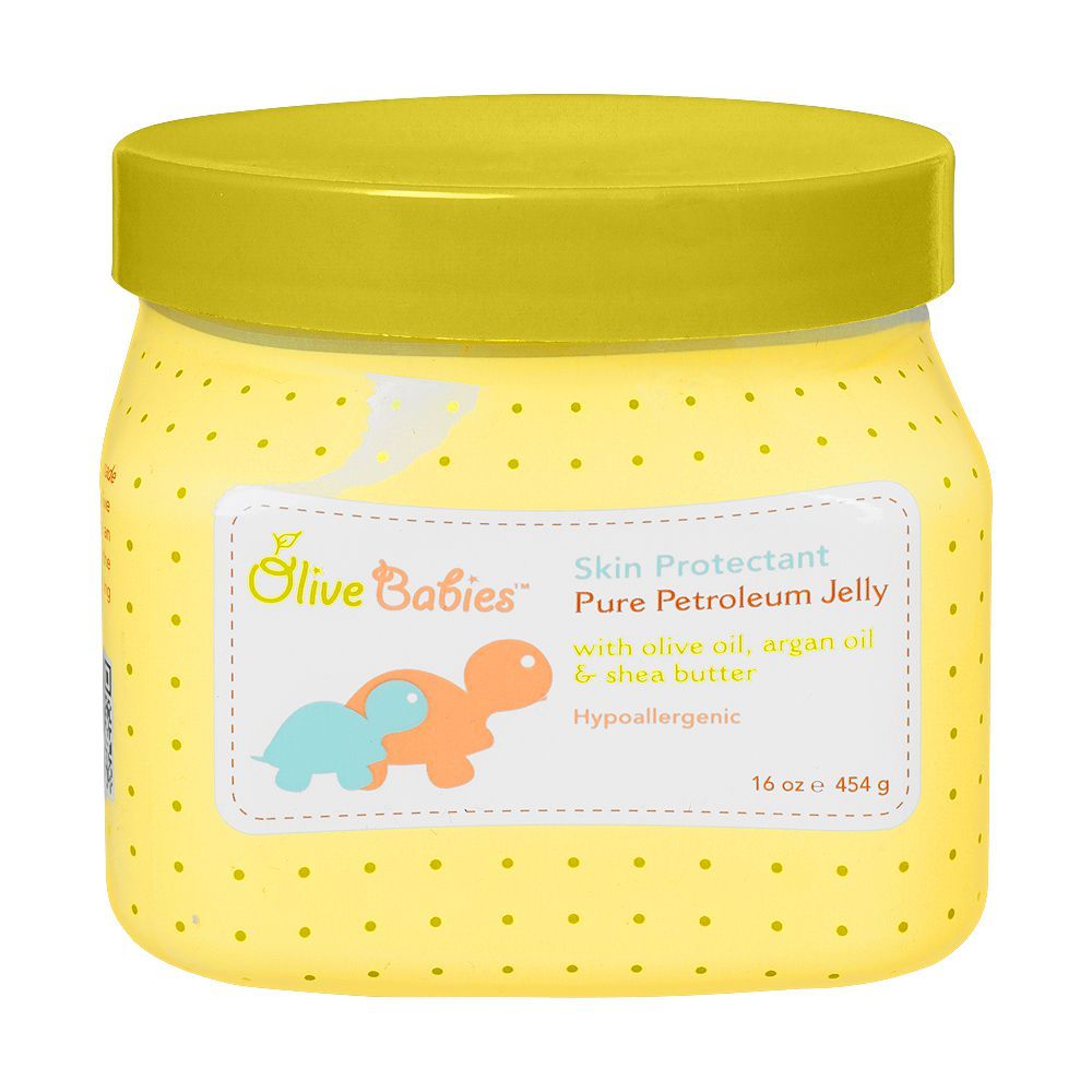 Olive Babies Skin Protectant Pure Petroleum Jelly, 454g -  Front View