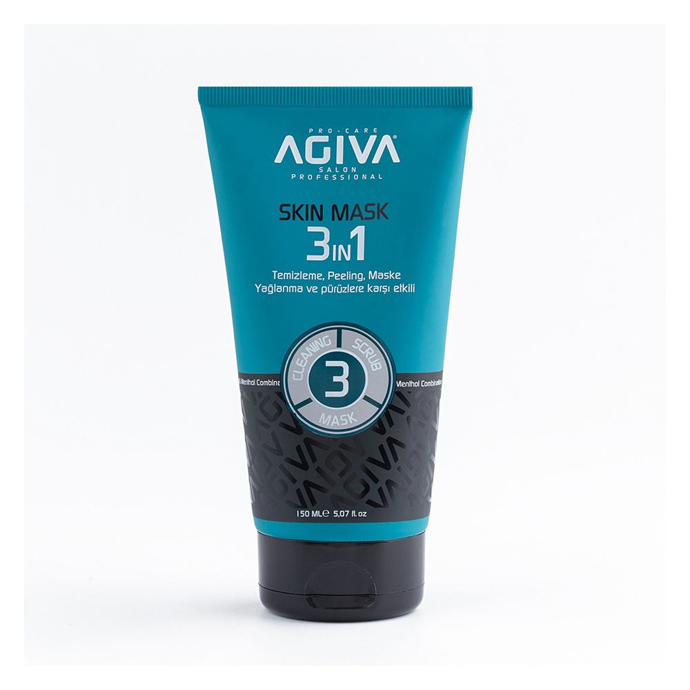 Agiva Professional 3-In-1 Cleansing/Scrub/Skin Mask, 150ml - Front View