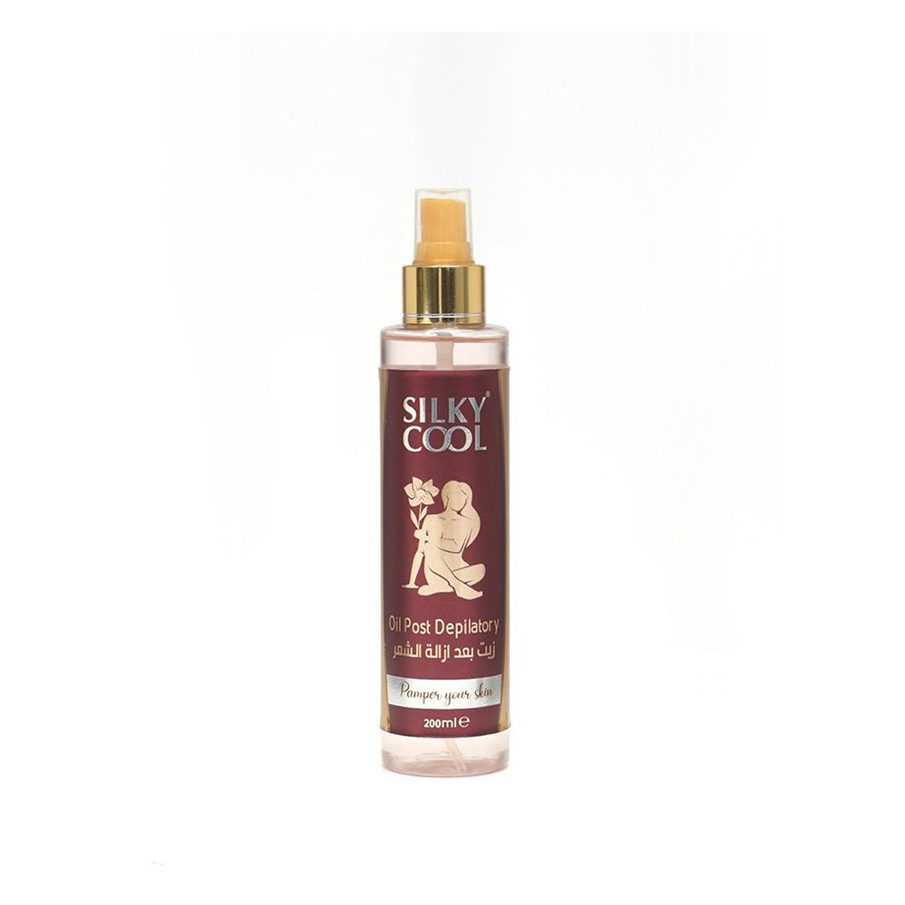 Silky Cool Oil Post Depilatory, 200ml -  Front View