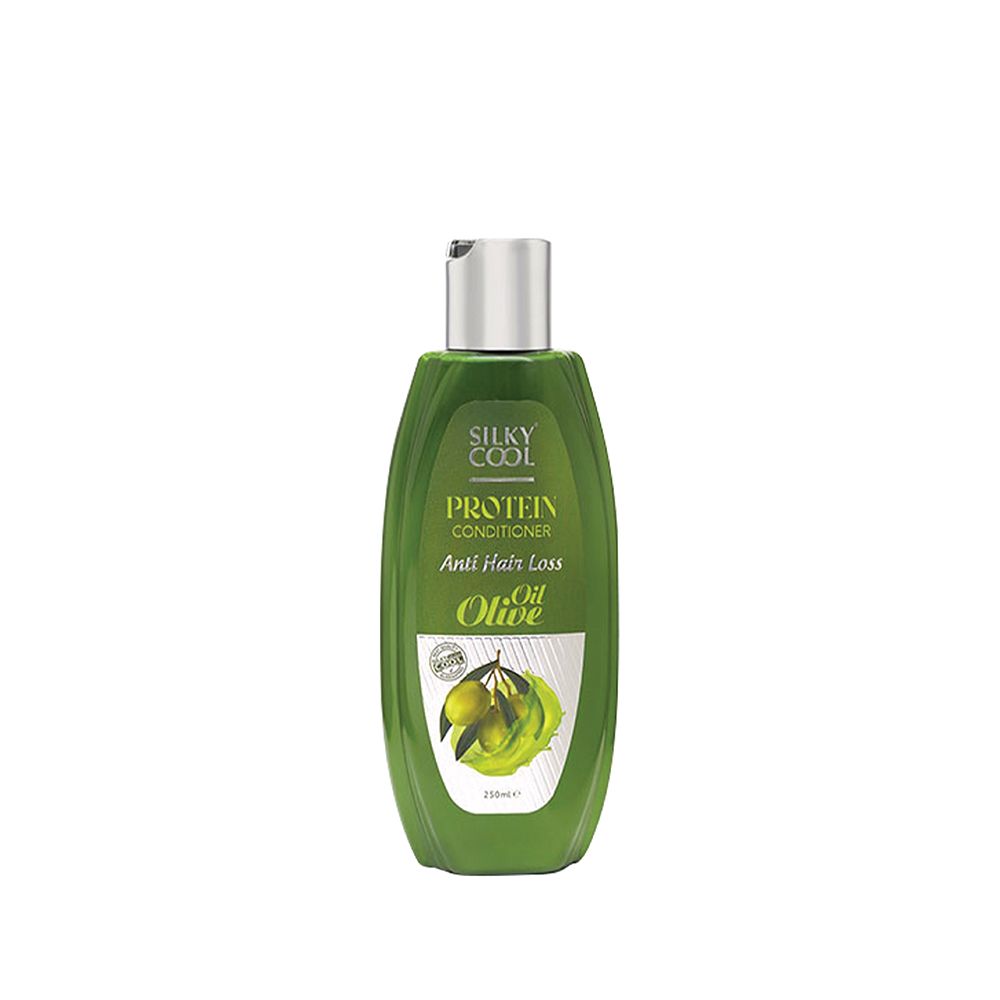 Silky Cool Olive Oil Anti Hair Loss Protein Conditioner, 250ml - Front View