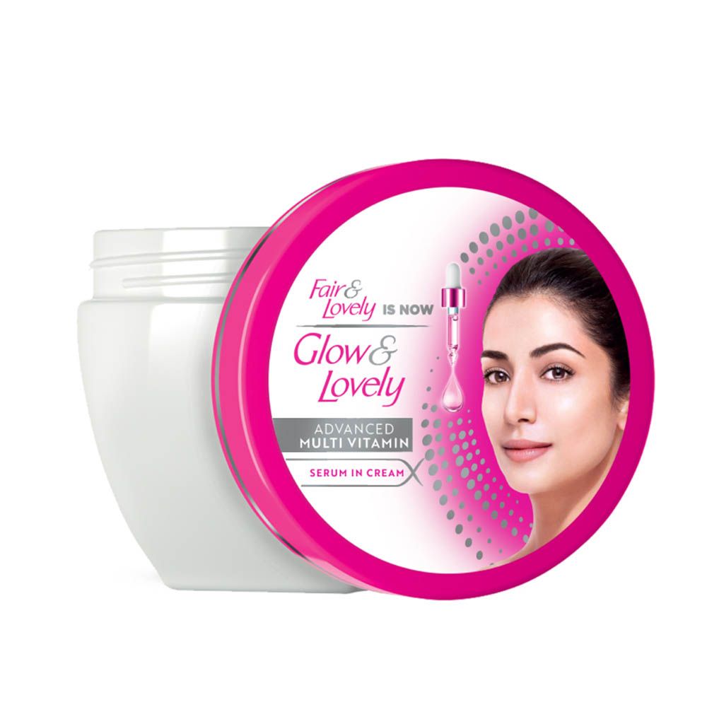 Fair & Lovely Is Now Glow & Lovely Advanced Multi Vitamin Serum In Cream, 65ml -  Front View